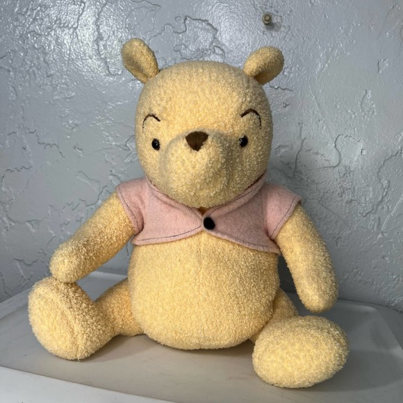 Winnie The Pooh Pastel plush w/ movable arms & legs Large